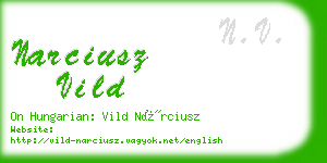 narciusz vild business card